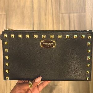 Michael Kors Studded Clutch